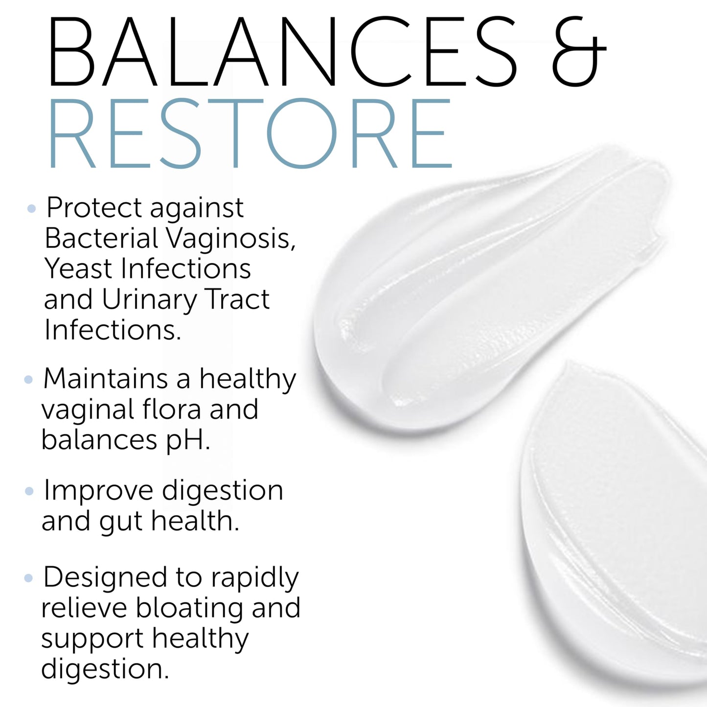 Clinical feminine care vaginal probiotic gel components