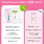 Easy@Home vaginal pH test strip with sterile swab