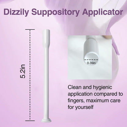 Side profile of Dizzily disposable suppository insertion tool