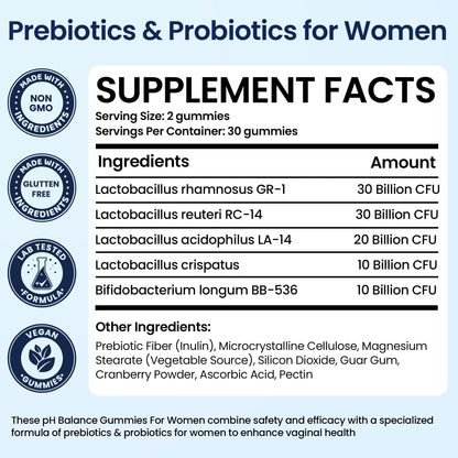 Terramed probiotic pineapple gummies supplement facts label