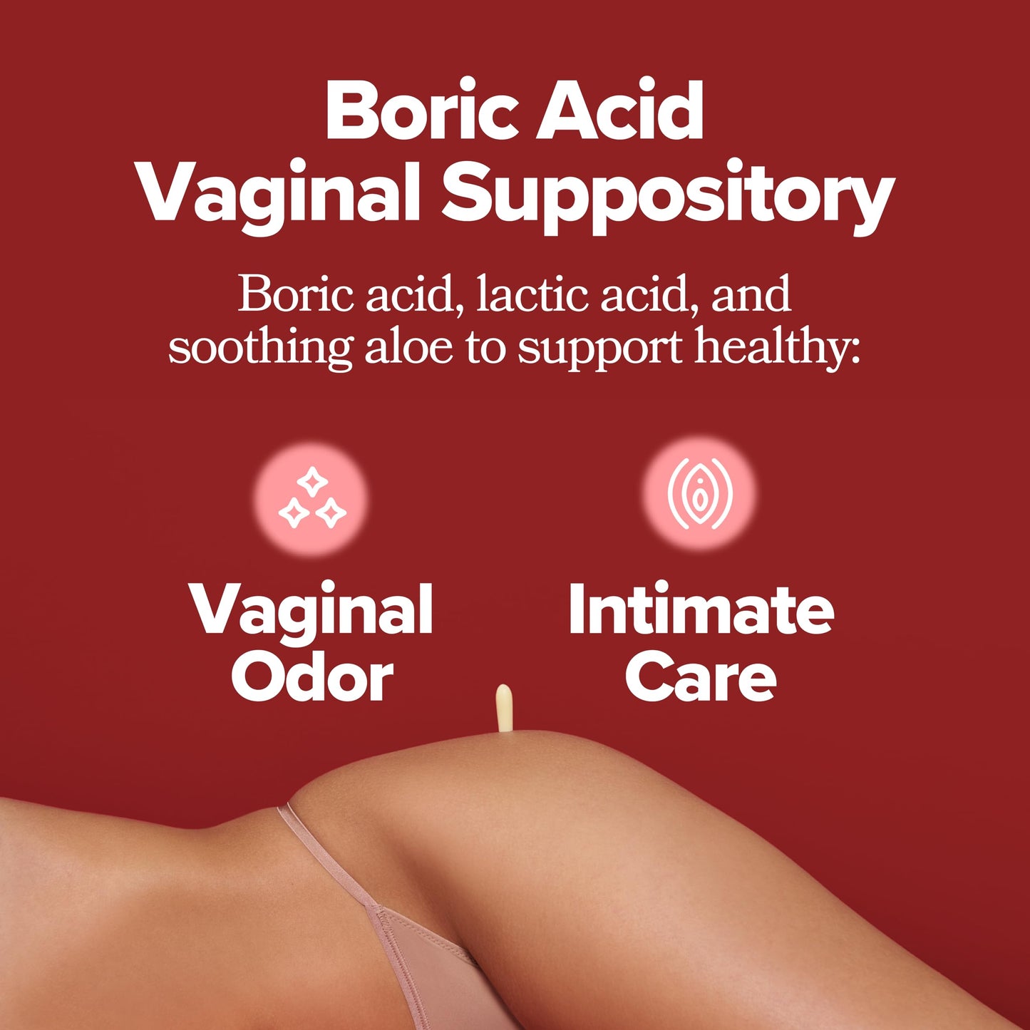 O Positiv URO Boric Acid Vaginal Suppository showing 12 count box