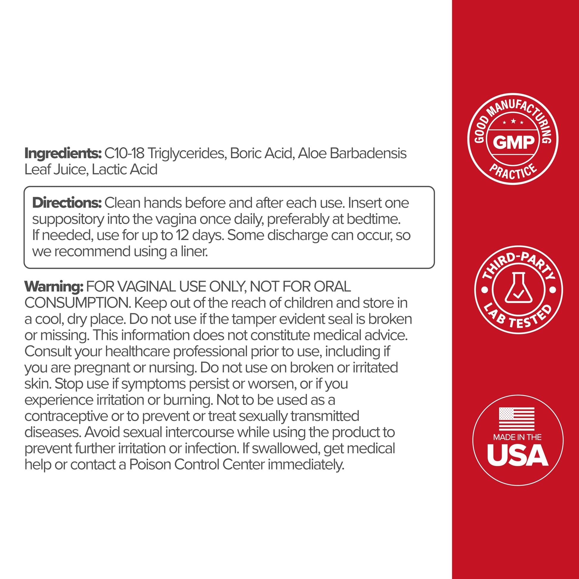 Back side of O Positiv URO box with usage instructions