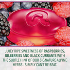 Imported Ricola berry medley oral anesthetic lozenges showing ingredients list