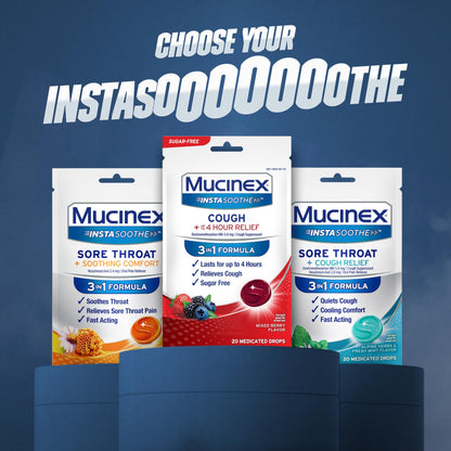 Mucinex sugar free cough suppressant lozenge