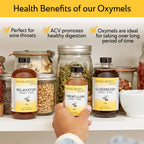 Mickelberry Gardens sore throat relief syrup for adults and kids product shot.