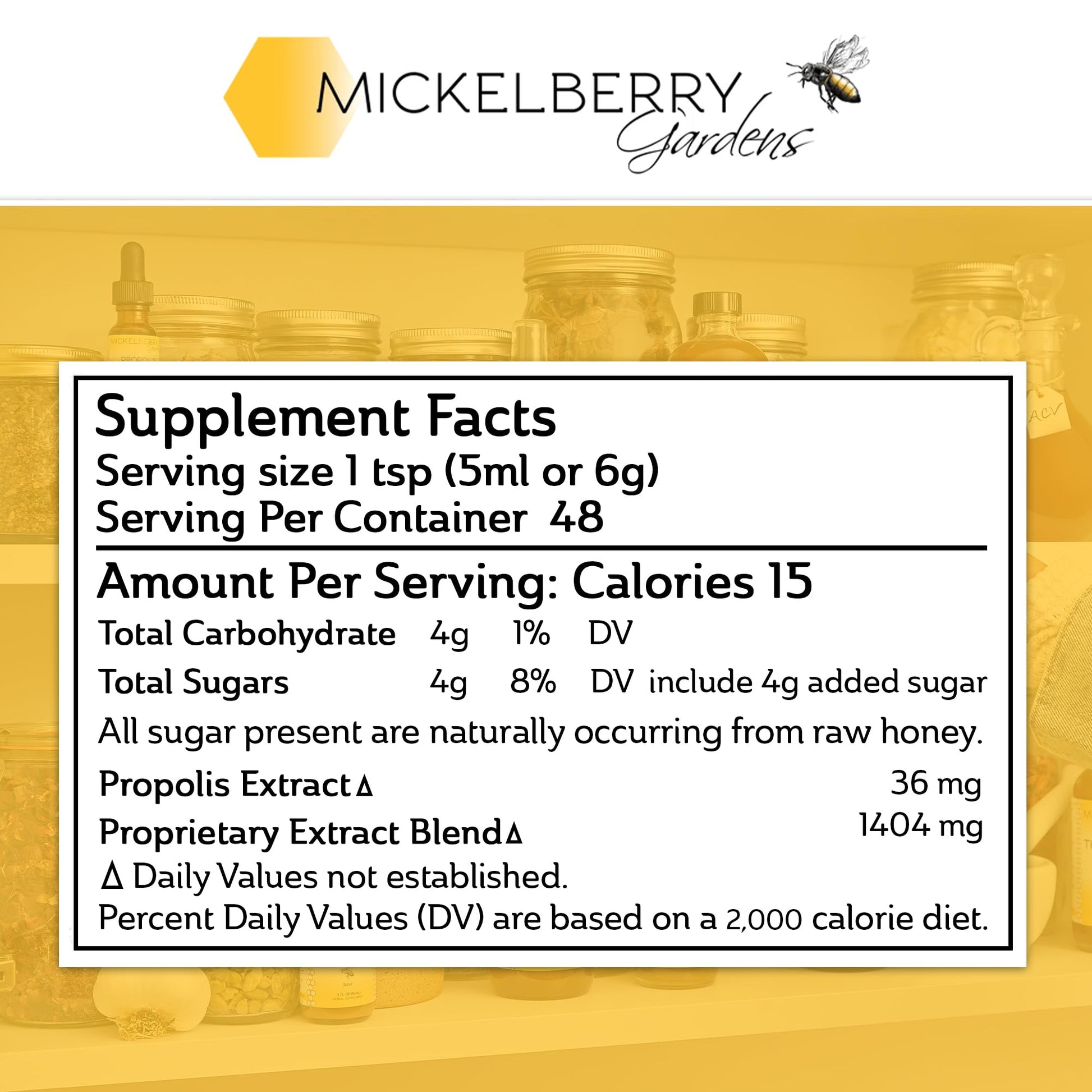 Authentic imported Mickelberry Gardens throat and lung tonic bottle standing upright.
