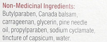 Close-up of Buckley's 100ml fast-acting chest congestion relief syrup secure safety cap.