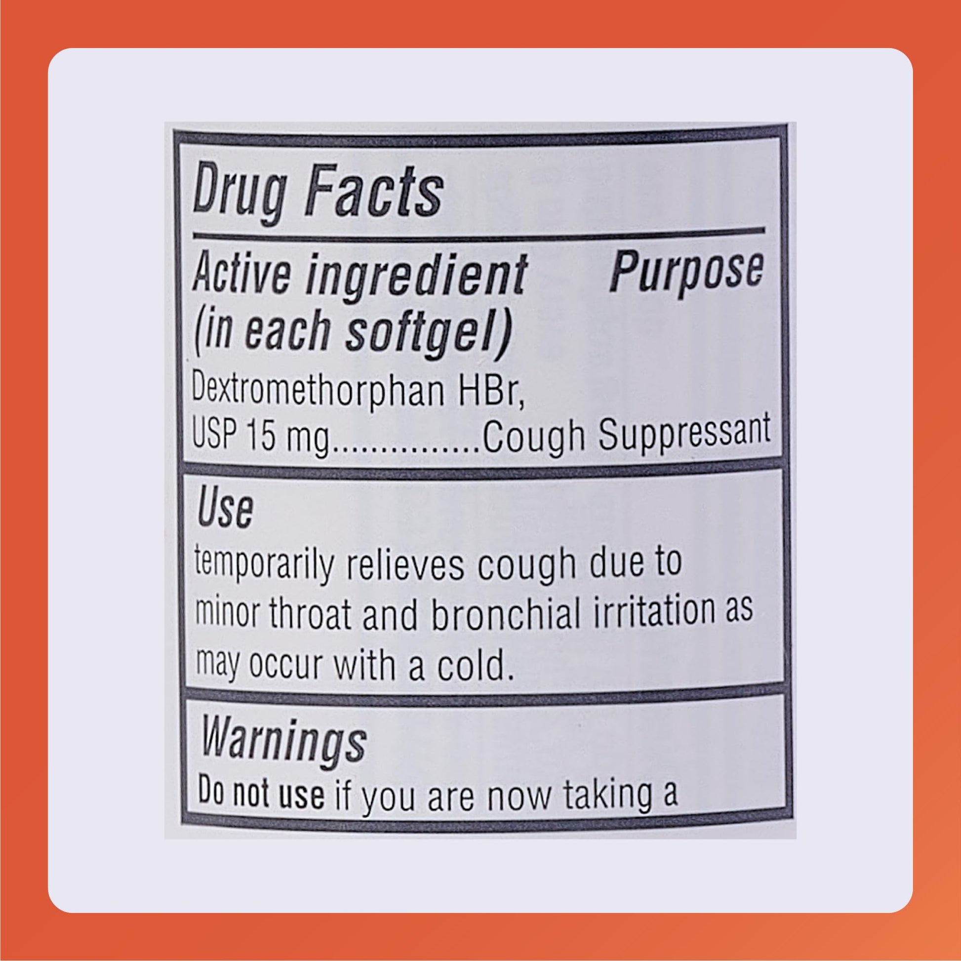 Authentic Rugby brand non drowsy cough formula showing allergen free labels.