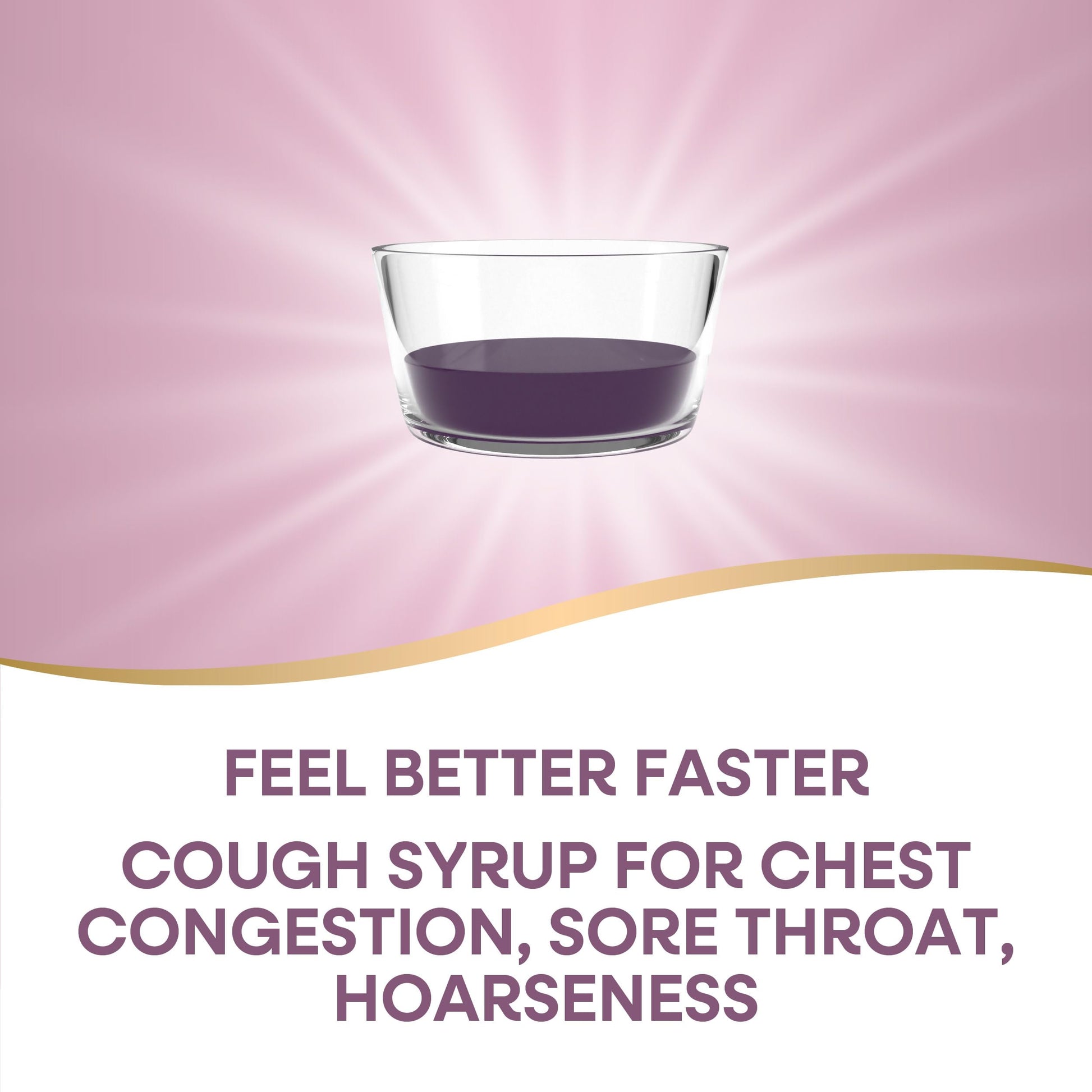 Angled view of the non drowsy Nature's Way Umcka cough syrup bottle with the included dosage cup