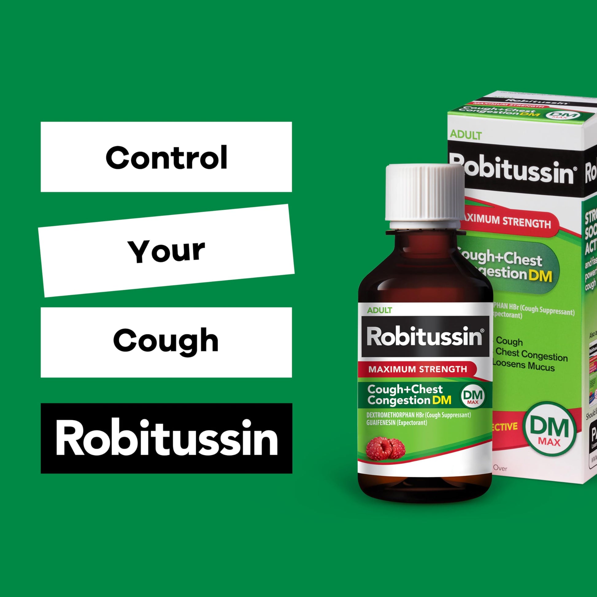 Top view of the secure cap and neck seal on the maximum strength Robitussin daytime cold relief bottle.