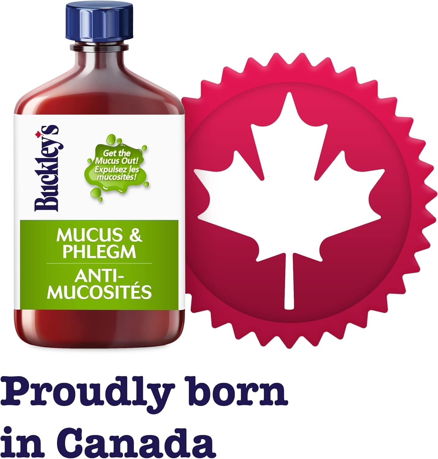Buckley's Cough Mucus and Phlegm syrup active ingredients and dosage label details
