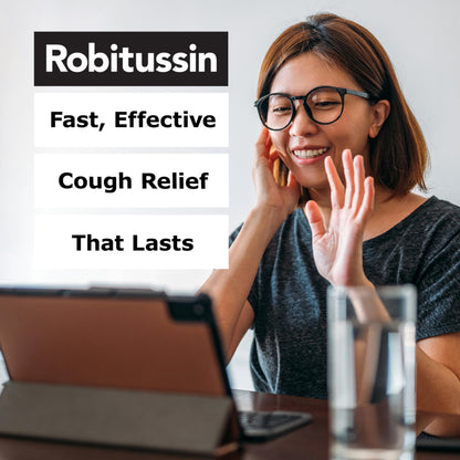 Robitussin 12 Hour extended release tablets drug facts and ingredient label information.