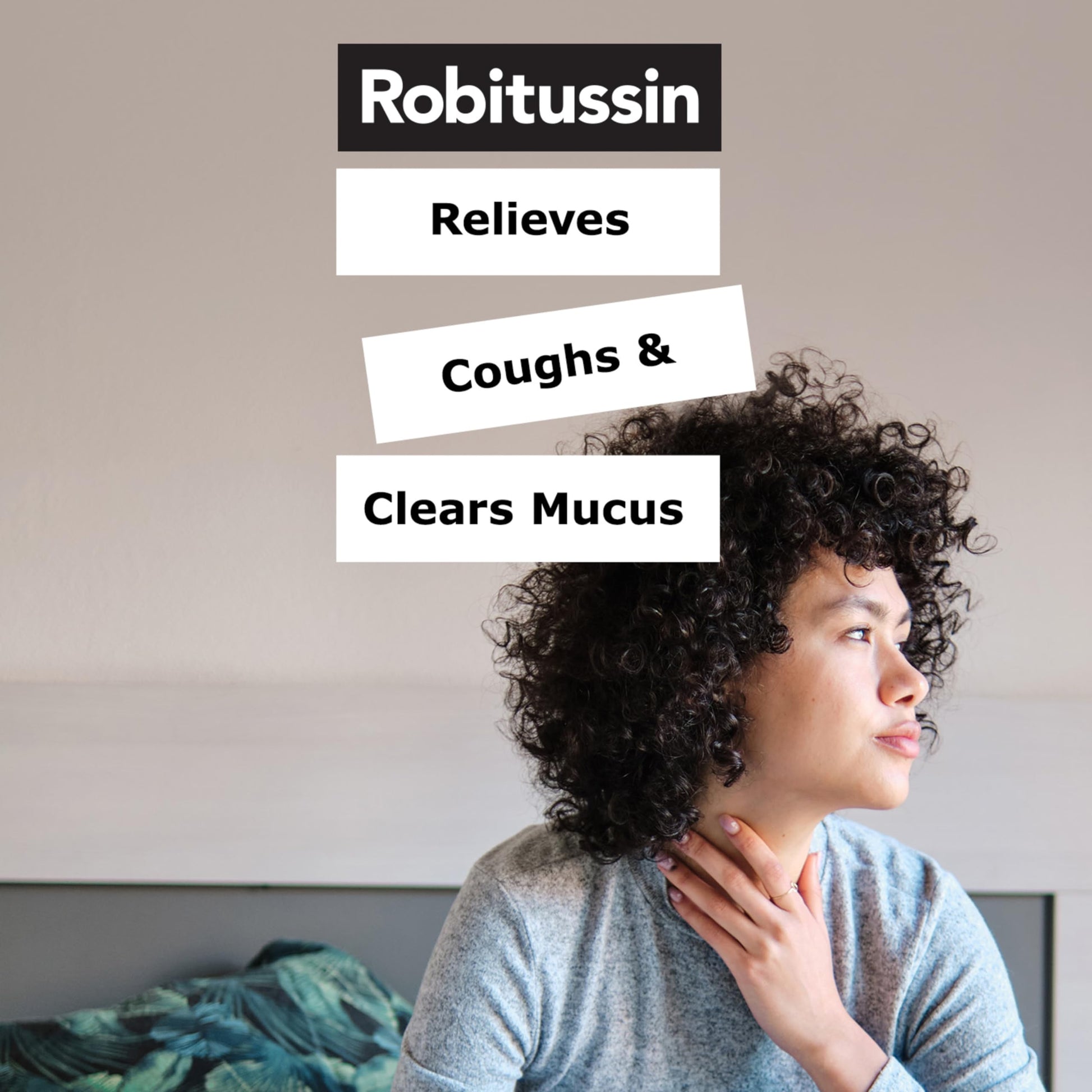 Authentic USA imported Robitussin 12 hour chest congestion relief pack back details.