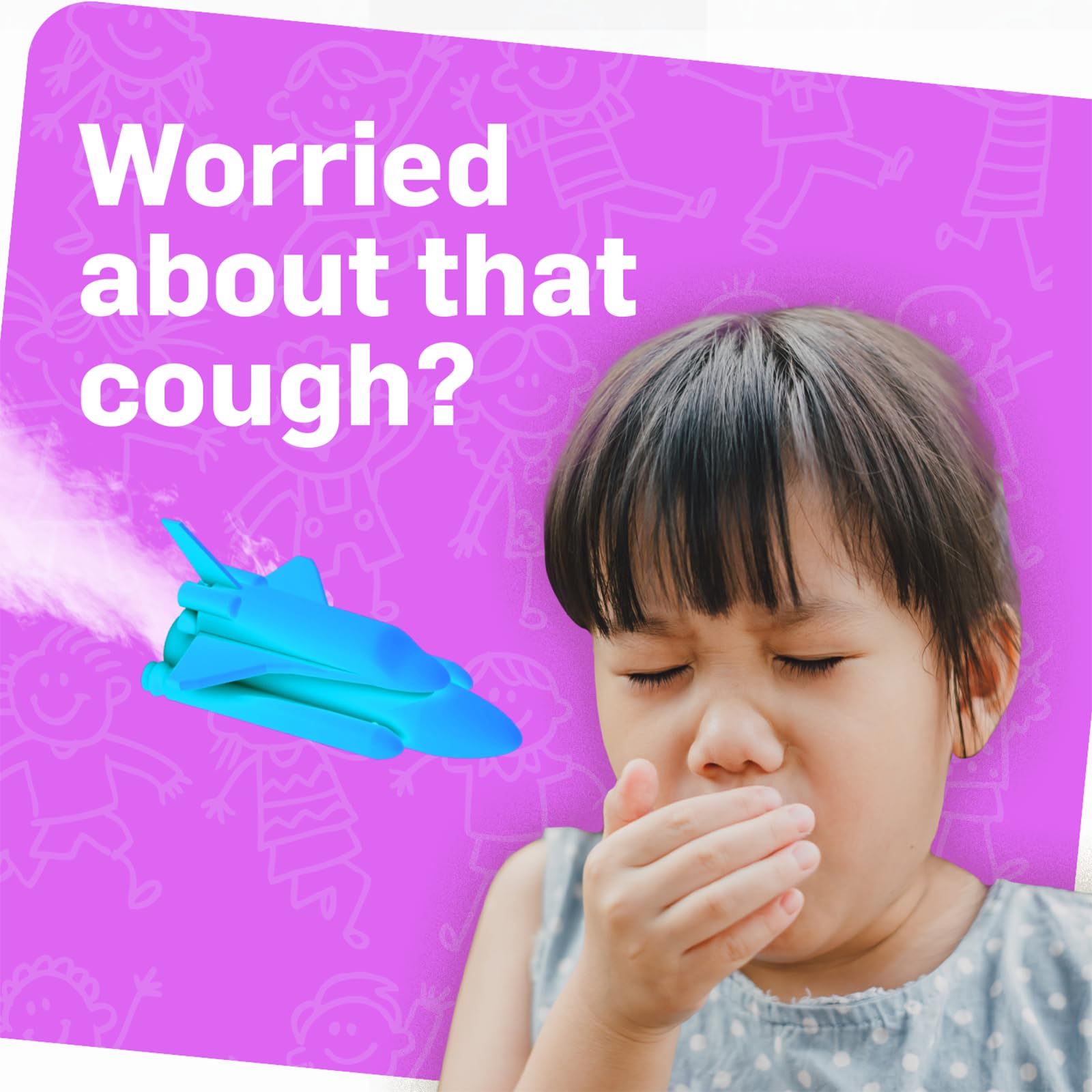 TUKOL kids grape flavor cough syrup showing active ingredients label