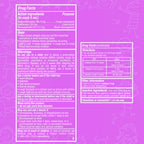 TUKOL children cold and cough medicine liquid formula side panel details