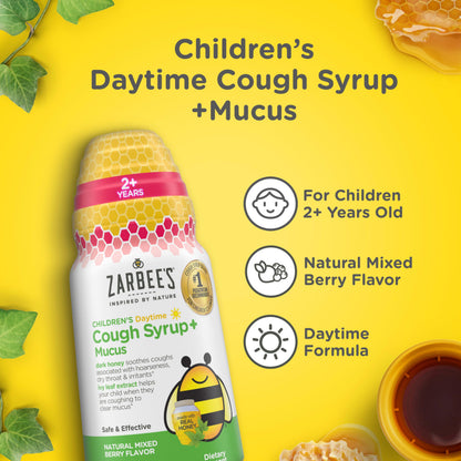 Zarbee's children's immune support cough liquid showing ivy leaf ingredient information