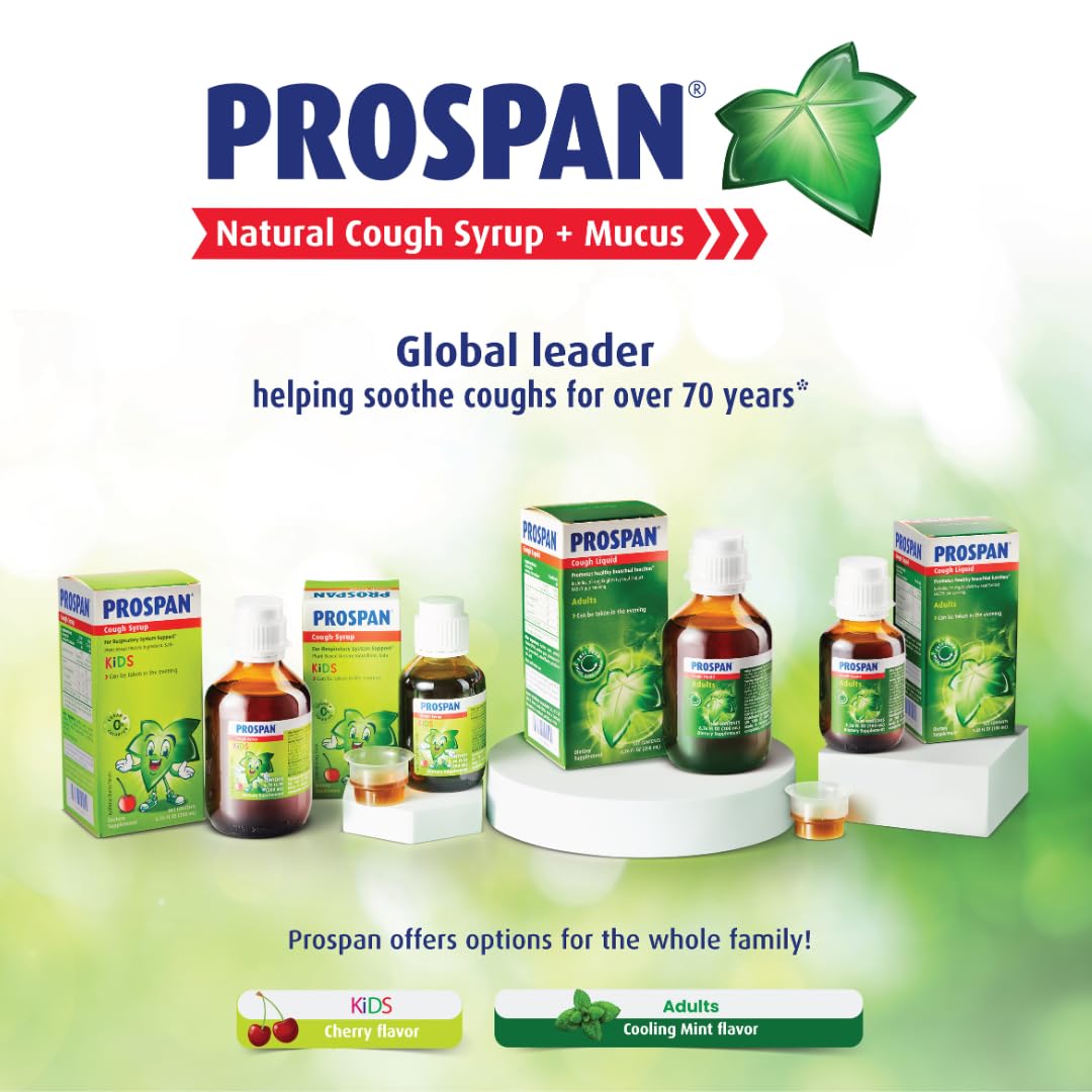 Imported German engineered adult herbal cough liquid side label showing directions.