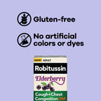 Robitussin imported USA healthcare wellness product for cold and cough relief close up view