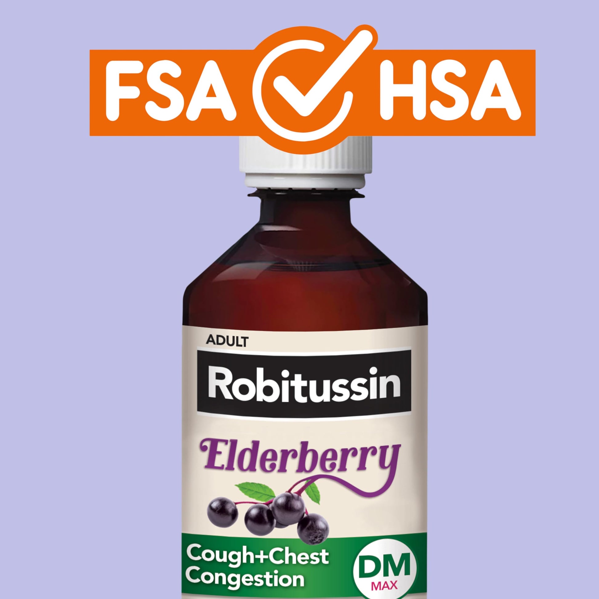 Robitussin dual action adult expectorant liquid side panel containing complete inactive ingredients list
