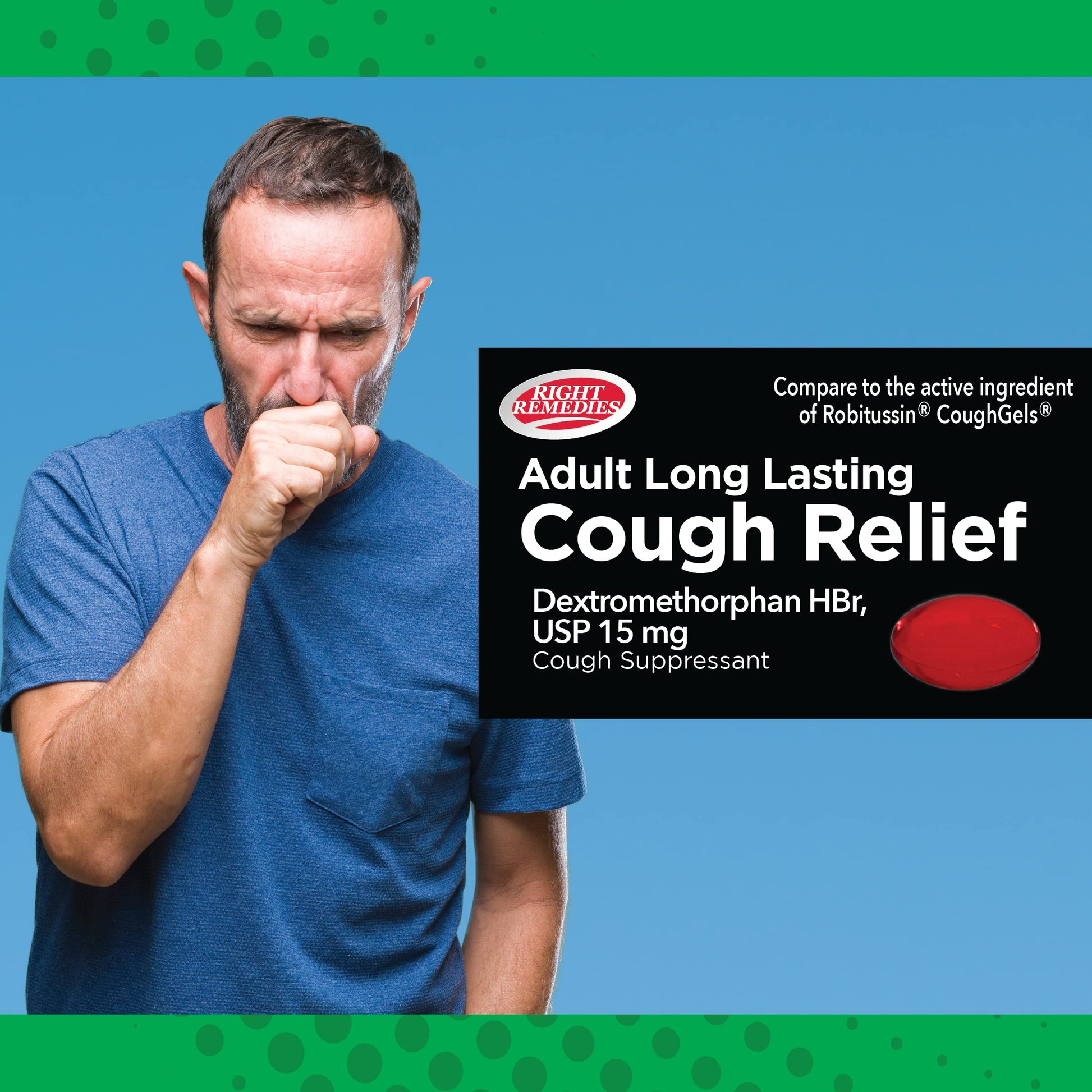 Right Remedies imported USA health care capsules side directions panel