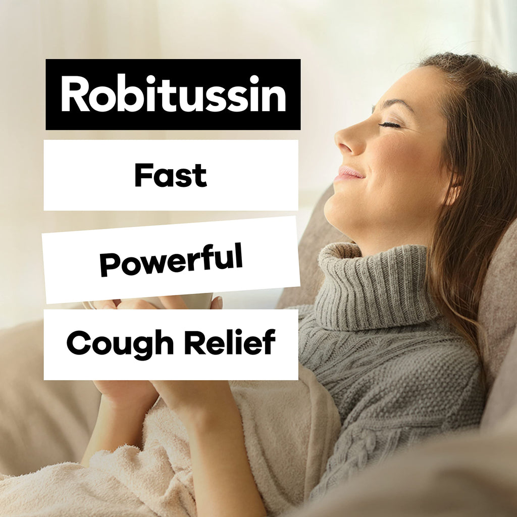 Robitussin adult liquid cough medicine with real honey flavor nutrition and drug facts label