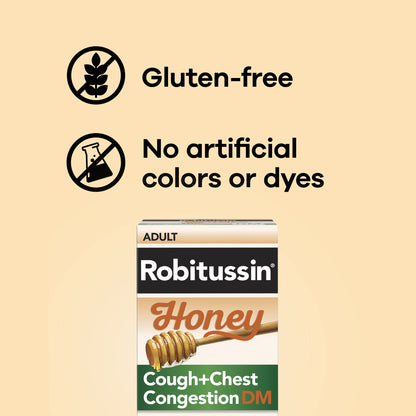 Robitussin USA sourced maximum strength cough suppressant side packaging information