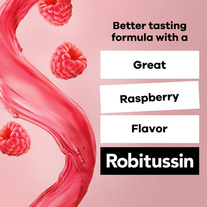 Authentic imported USA Robitussin chest congestion relief medicine product details side view