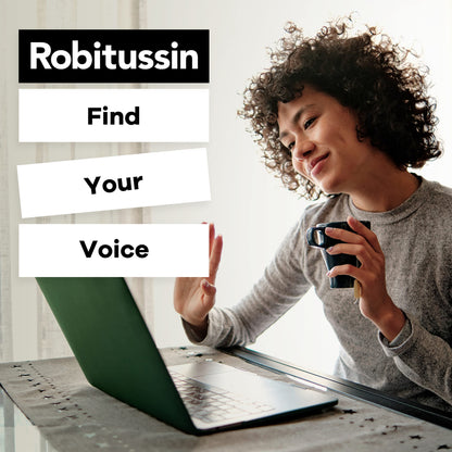 Robitussin dextromethorphan and guaifenesin syrup for thinning mucus packaging