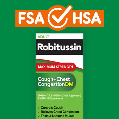 Robitussin raspberry flavor dual action cough syrup for throat and bronchial irritation