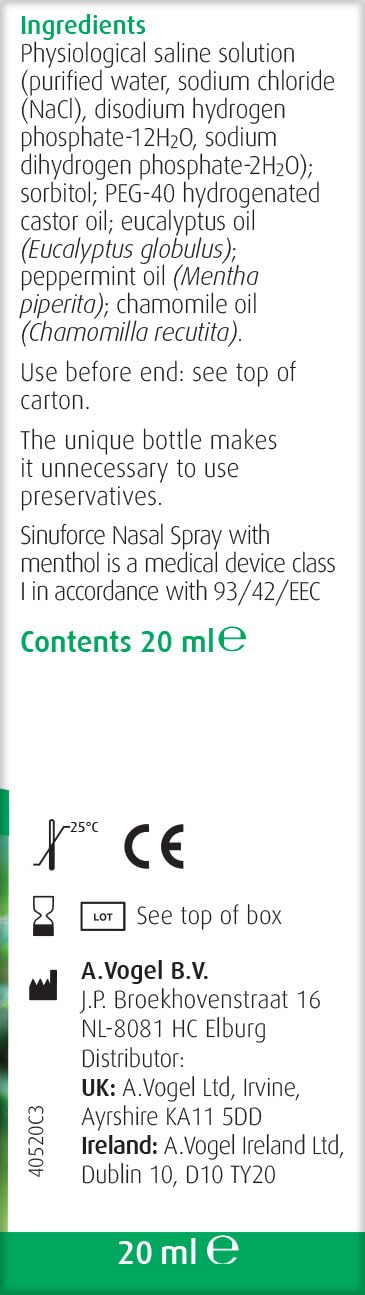 Imported natural nasal spray for blocked nose and sinus relief in India.