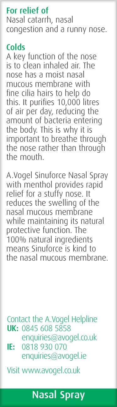 Premium mentholated nasal spray solution for long term respiratory support.