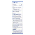 Zicam Extreme Sinus and Congestion Relief multi pack back label with dosage restrictions.
