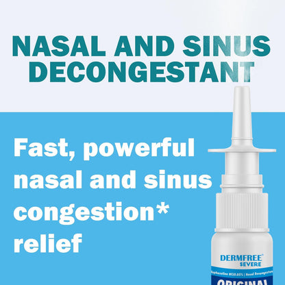 Vicks sinus pressure and cold relief spray bottle unboxed on a clean surface