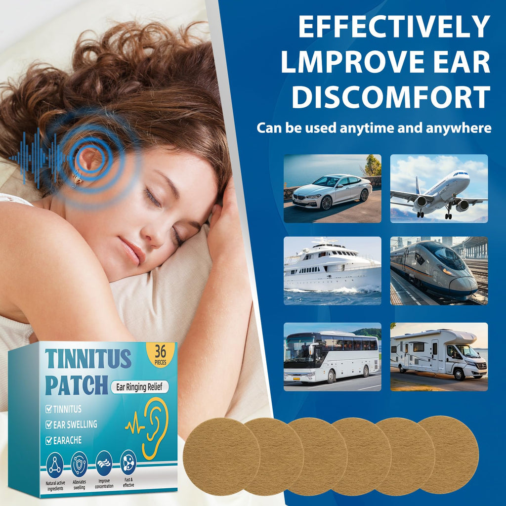 Bondtech Tinnitus Relief 36 count package lifestyle presentation