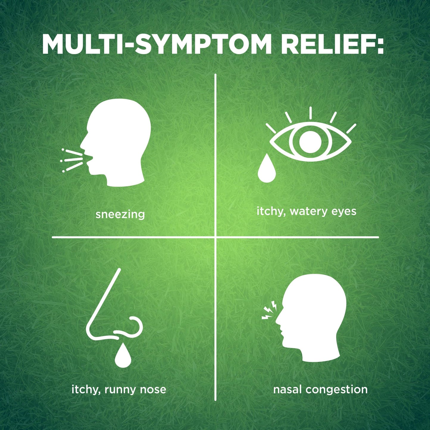 GoodSense dual pack allergy relief spray showing fluid ounce contents