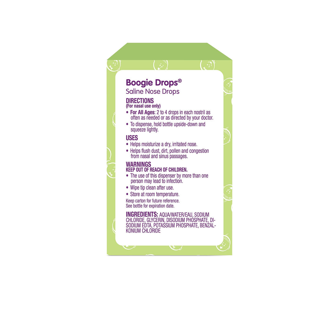Boogie unscented natural saline baby wipes pack with secure flip top lid for infant hygiene.