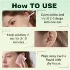 Complete 2 pack set of EOIRULA natural ear care drops