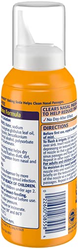 Simply Saline extra strength nasal mist nozzle design for severe congestion relief