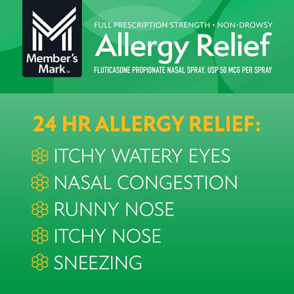 VITACRUSH allergy relief nasal spray multi-pack packaging details and usage directions.