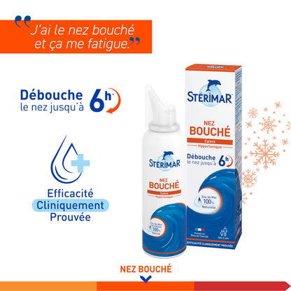 Sterimar 100ml nasal spray box showing ingredients and directions