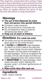 Infant nasal care kit featuring Little Remedies sterile saline mist bottles