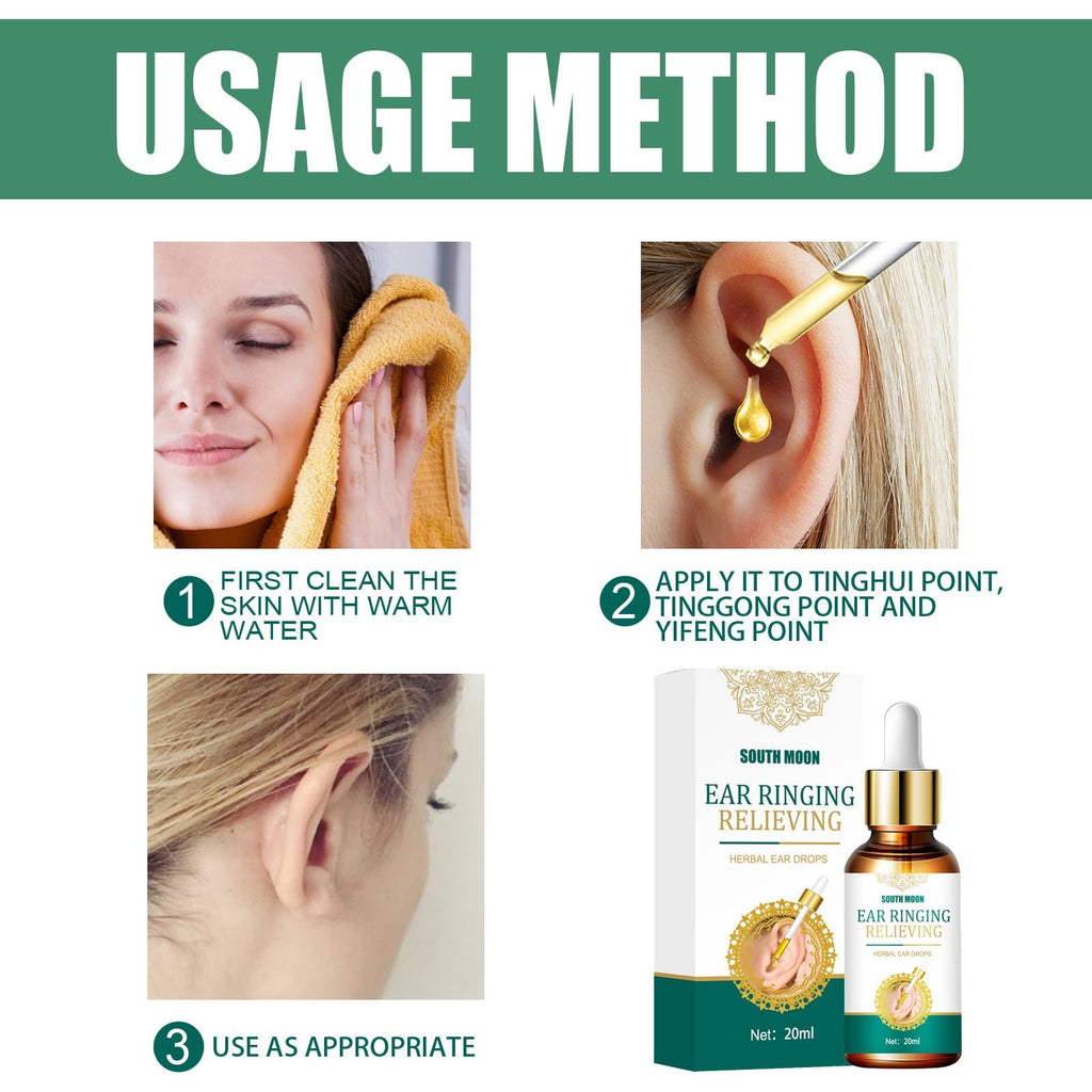 Xtjh 20ml tinnitus relief ear drops complete package set