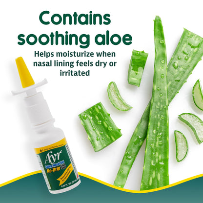 Imported AYR saline nasal gel no drip formula for CPAP dryness