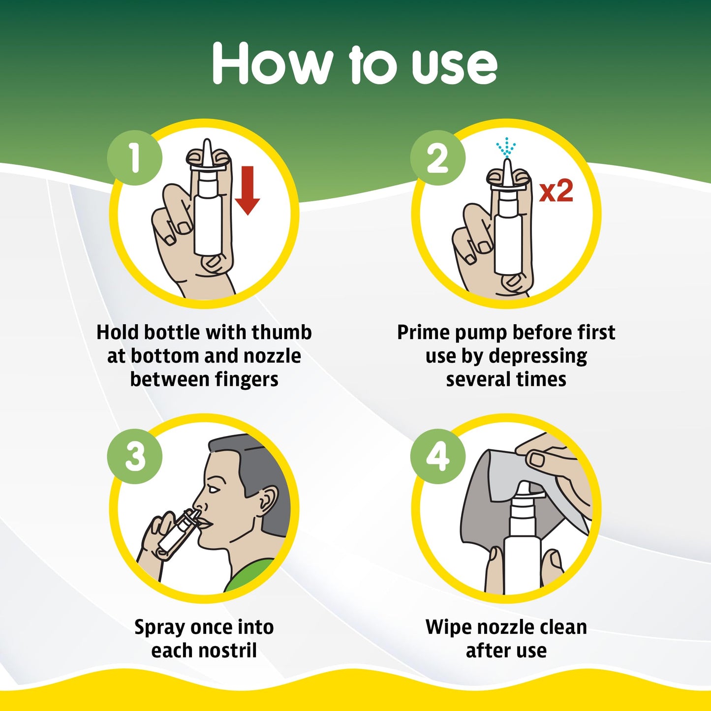 AYR sinus spray with soothing aloe vera authentic USA product view