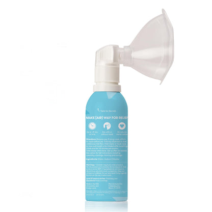 Authentic USA imported Frida Baby Saline Mist Inhaler kit with premium baby decongestant components displayed clearly.