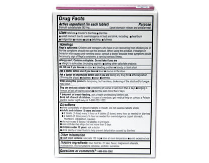 Quality Choice Pink Bismuth 30 count box individual packaging