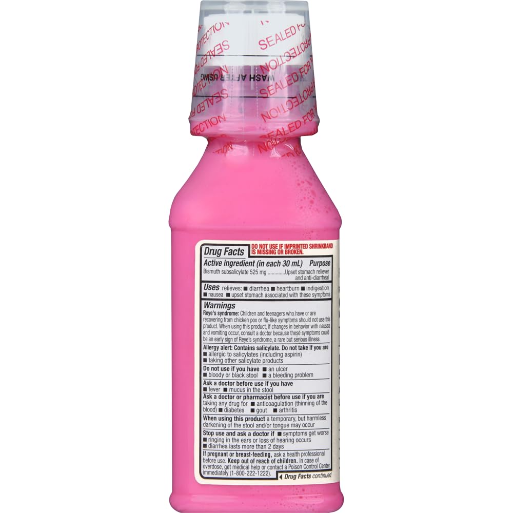 Foster And Thrive five symptom relief digestive health liquid standing upright with dosage cup.
