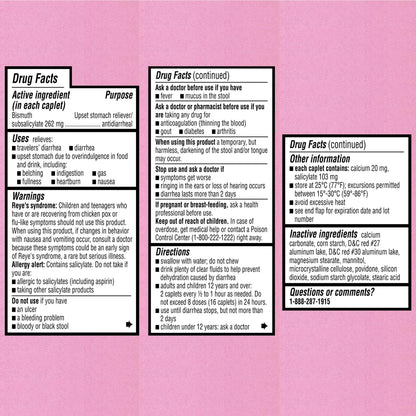 Equate adult stomach relief 40 count bottle showing clear instructions and warnings