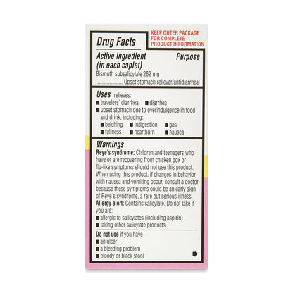 Equate heartburn and nausea relief travel size bottle containing easy to swallow caplets