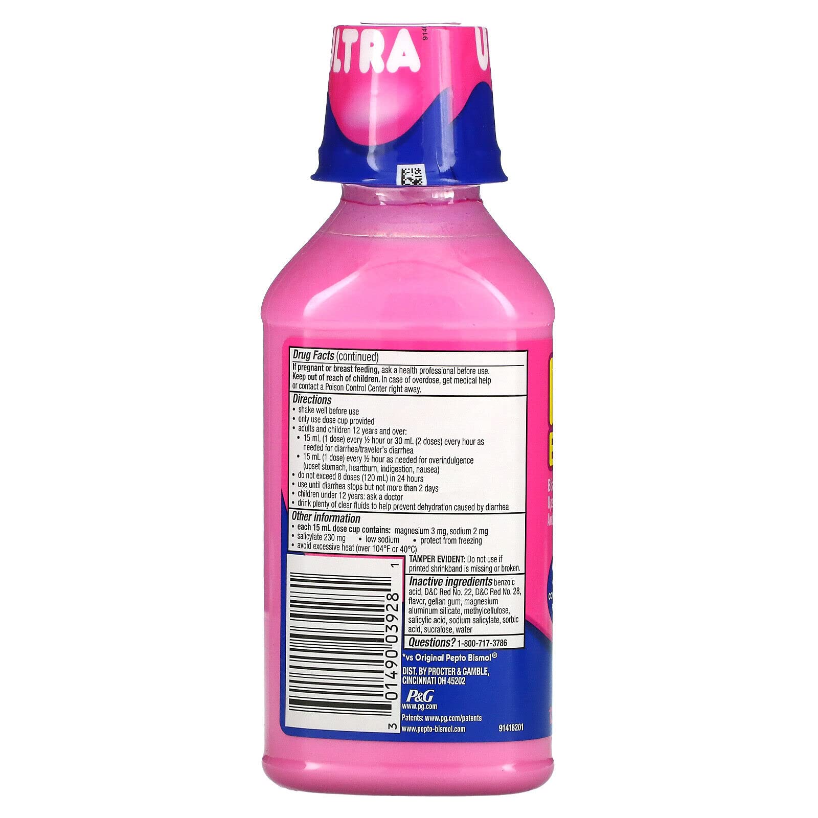 Two pack of imported original flavor stomach reliever syrup with two times concentrated formula callout visible on the box